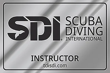 SDI Scuba Diving Instructor Card